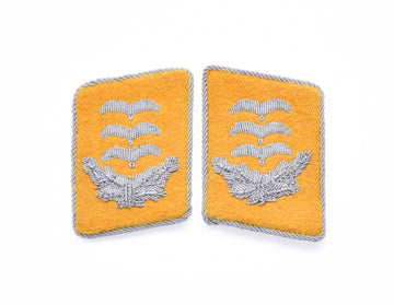 WH Luftwaffe Kragenspiegel Hauptmann Fliegertruppe Collar Tabs