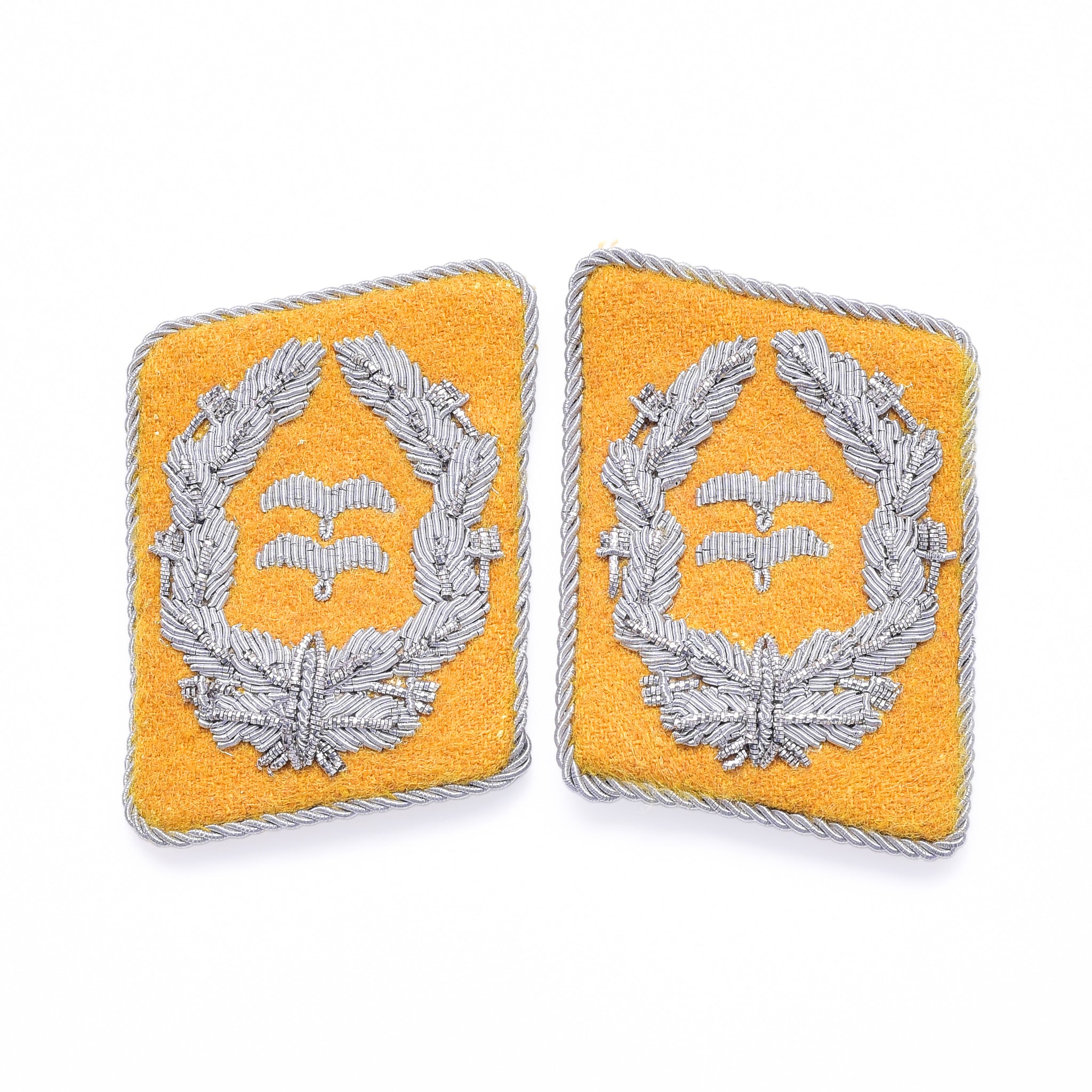 WH Luftwaffe Kragenspiegel Oberstleutnant Fliegertruppe Collar Tabs