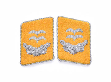 WH Luftwaffe Kragenspiegel Oberleutnant Fliegertruppe Collar Tabs