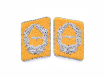 WH Luftwaffe Kragenspiegel Major Fliegertruppe Collar Tabs