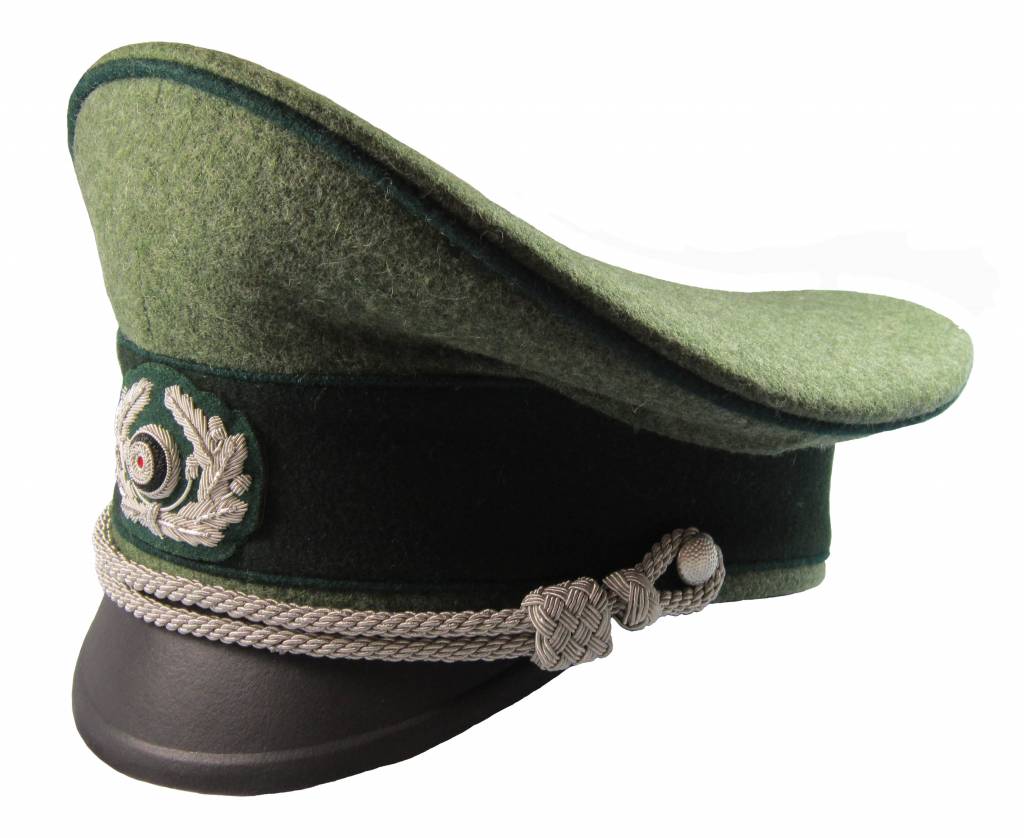 WWII German Heer Offizier Schirmmütze Gebirgstruppe Visor Hat