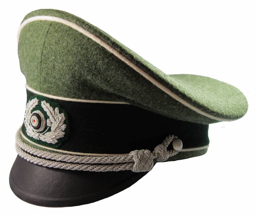 WWII Heer Offizier Schirmmütze Infanterie WH Visor Hat